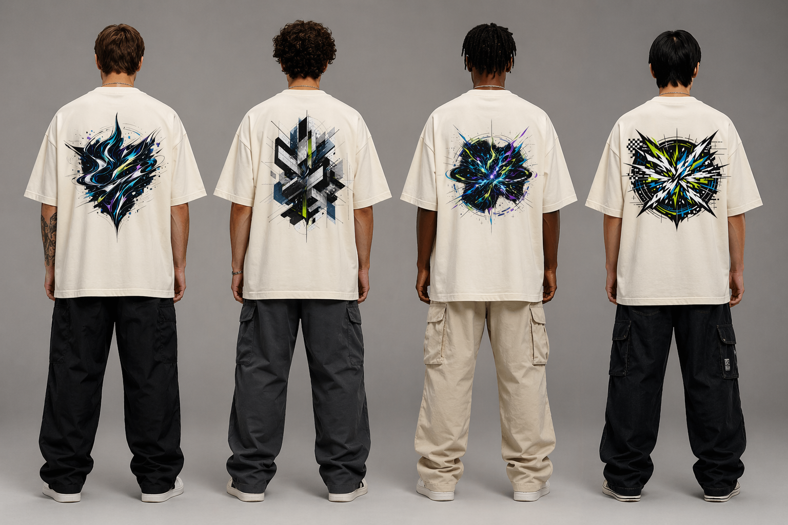 Camiseta Oversize Color Vainilla: La Nueva Esencia del Streetwear Premium