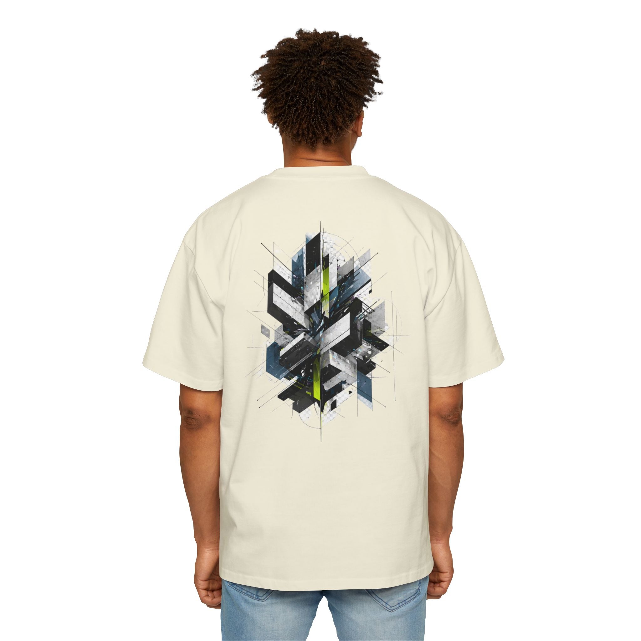 Geometría Minimal – Camiseta Oversize Arquitectónica