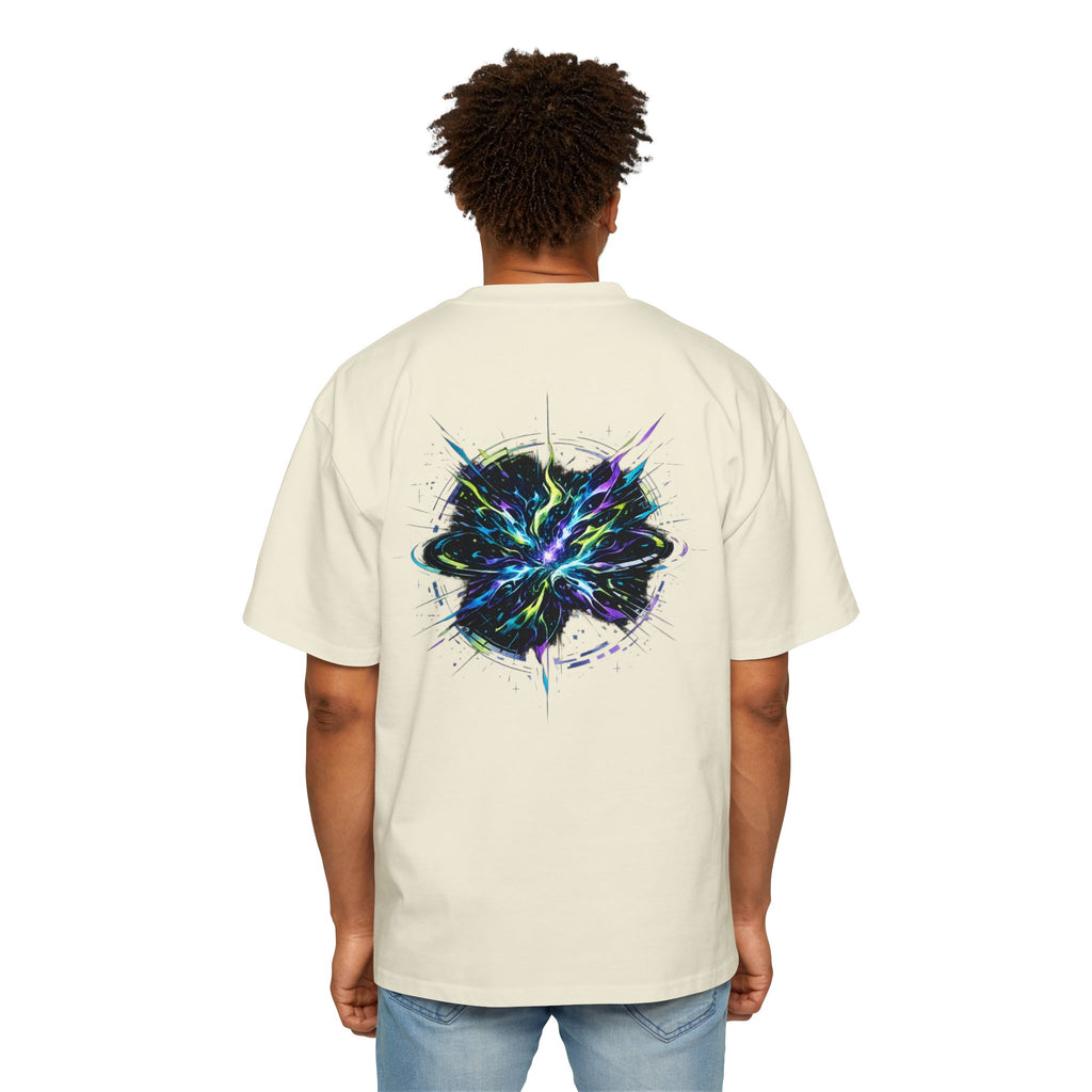 Cosmos Azul – Camiseta Oversize Vibrante