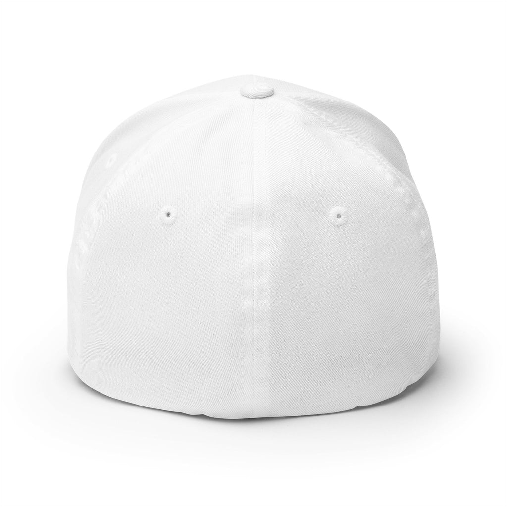 Gorra blanca estructurada bordada STYLE NARO — Monograma Interlock