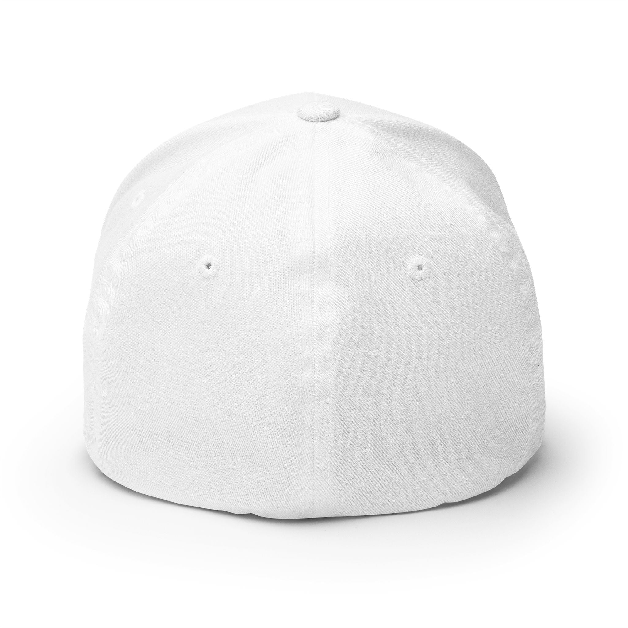 Gorra blanca estructurada bordada STYLE NARO — Monograma Interlock