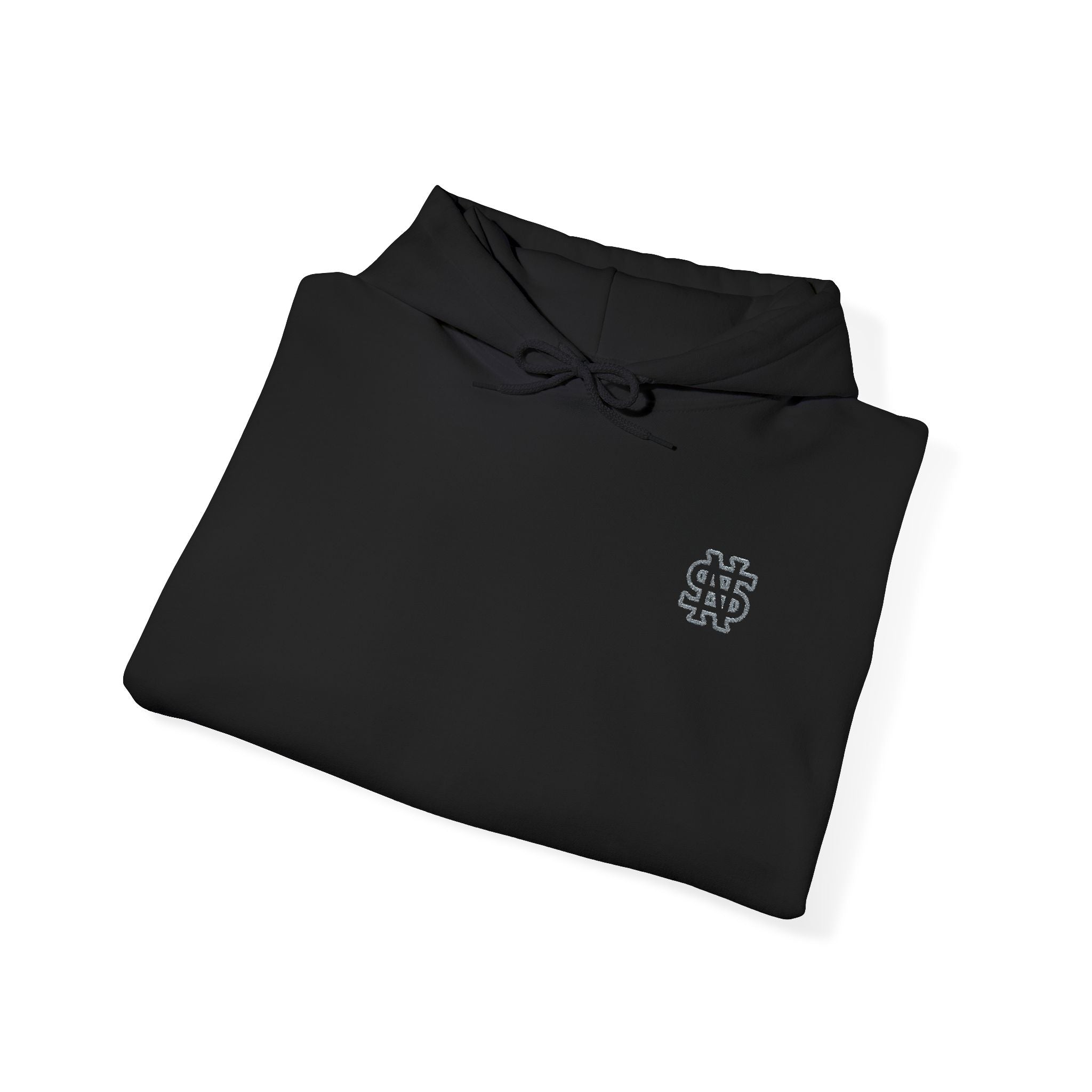 Sudadera oversize negra STYLE NARO — Monograma Chest