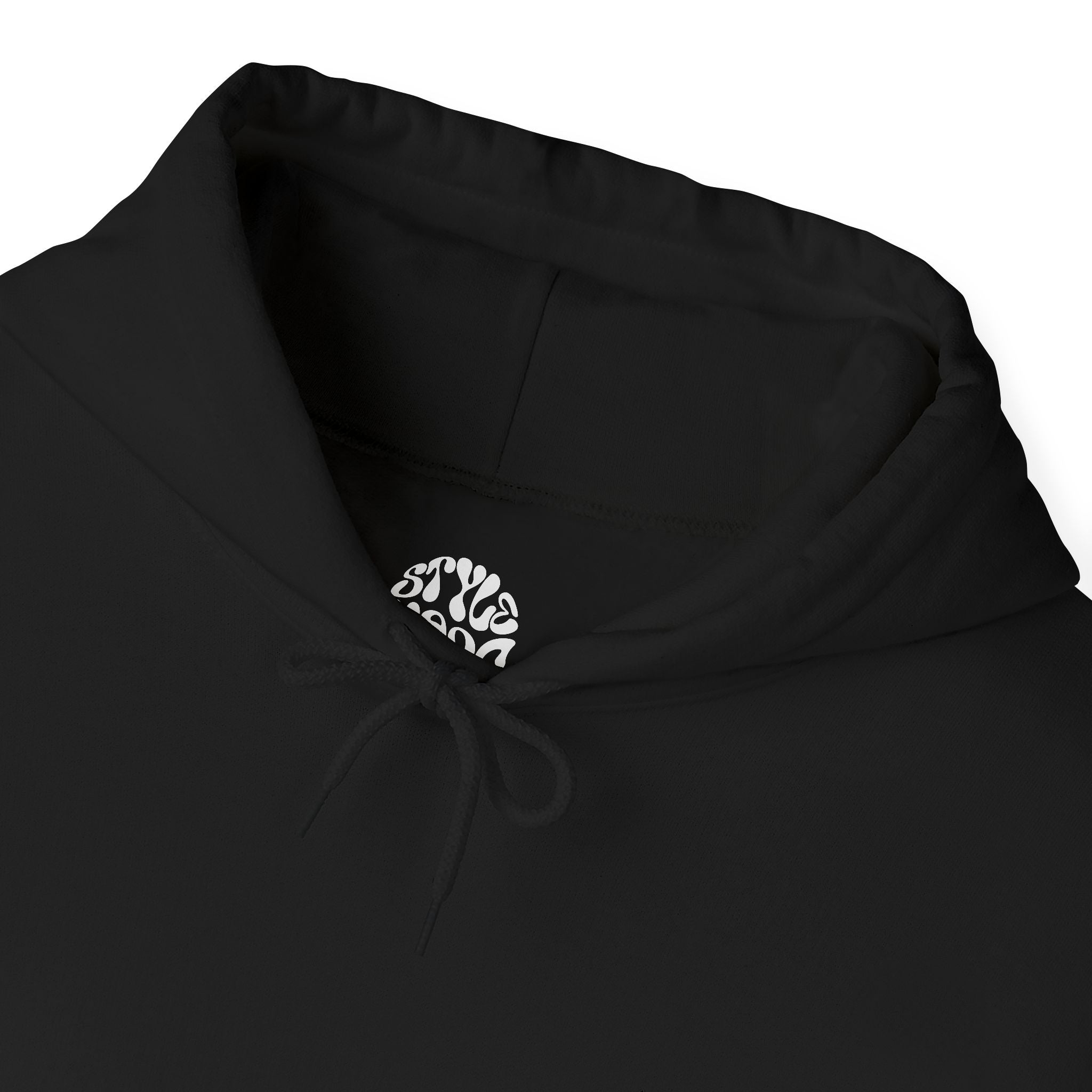 Sudadera oversize negra STYLE NARO — Monograma Chest