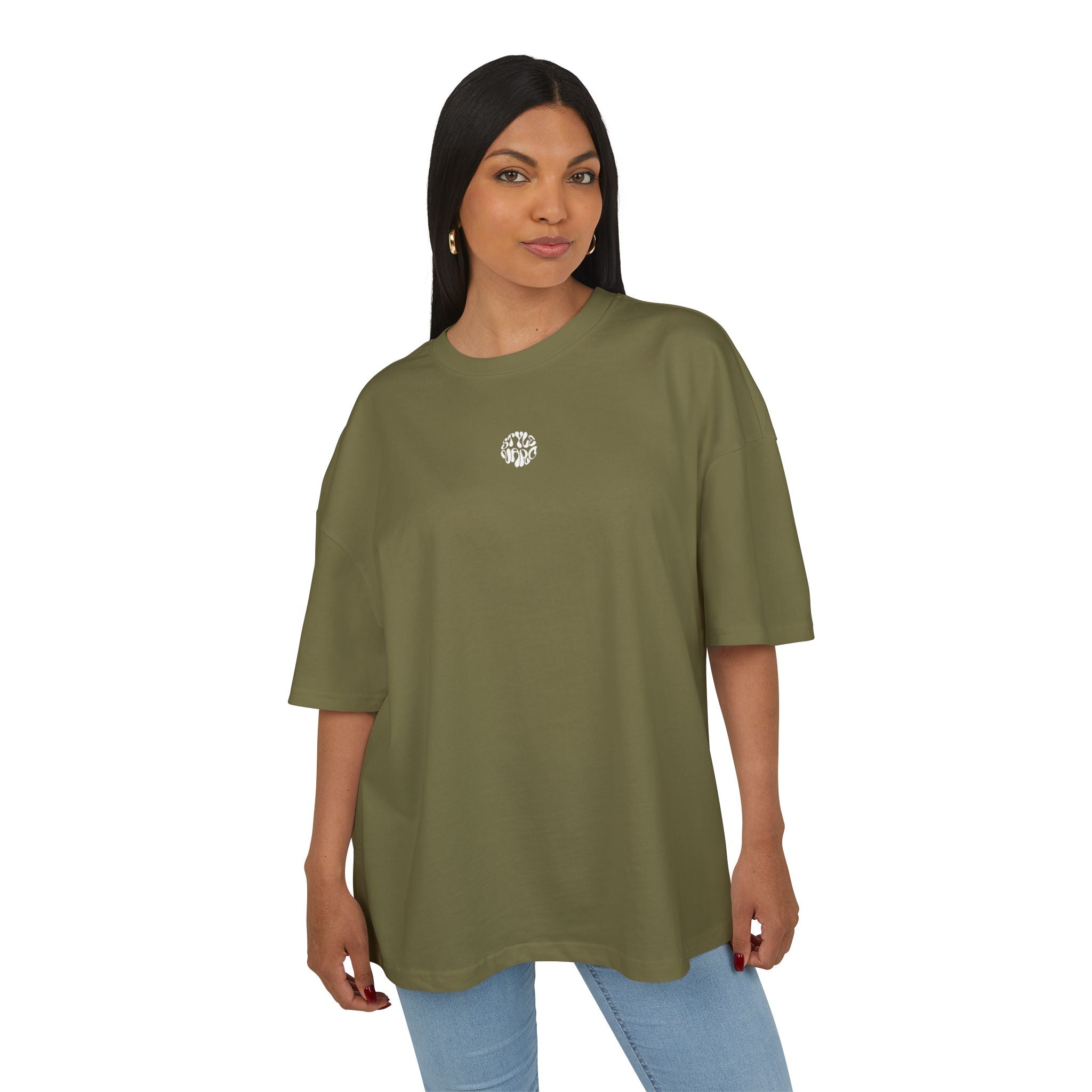 Camiseta Oversize Verde Oliva Premium | Style Naro CORE UNIFORM
