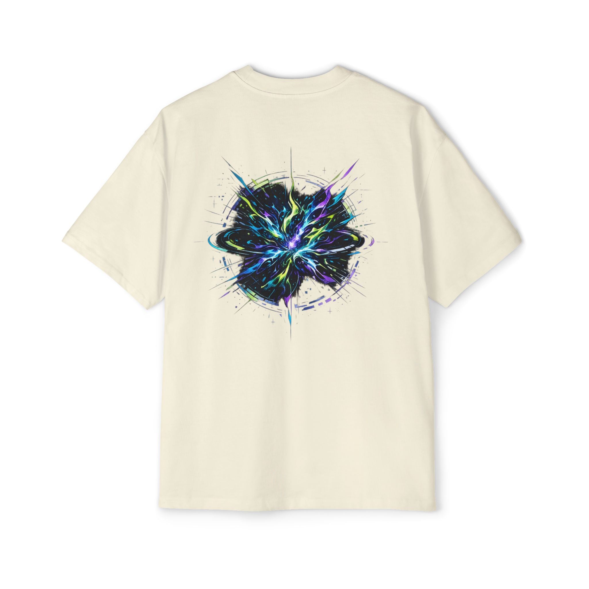 Cosmos Azul – Camiseta Oversize Vibrante