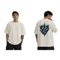 Corazón Vórtice – Camiseta Oversize Arte Urbano
